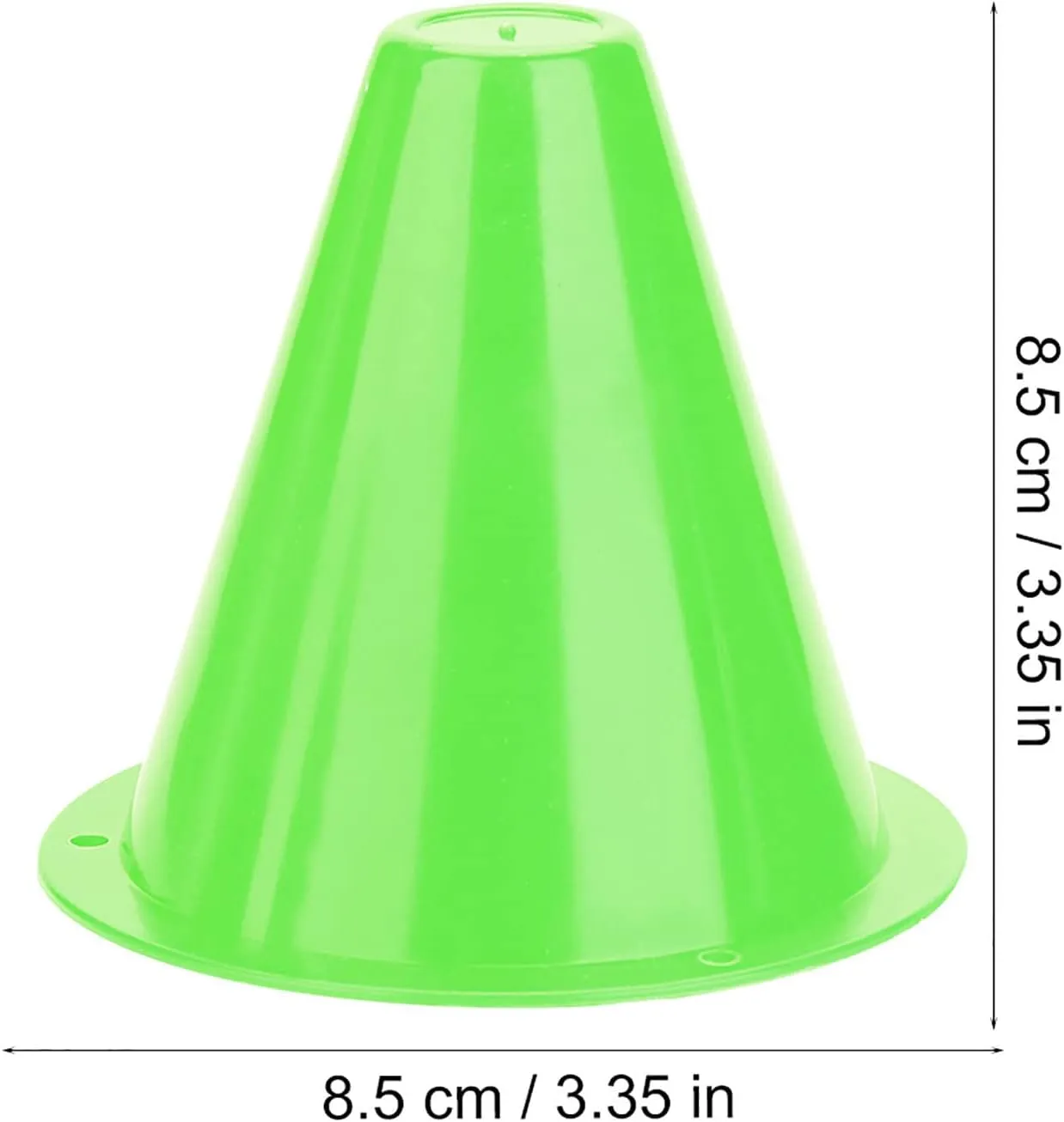 10pcs Soccer Training Cone, Mini Sports Cones Football Training Sports Equipment, Roller Skating Barriers Plastic Marker Holder Accessory for Kids and Adult Sports Speed Agility Training Practice
