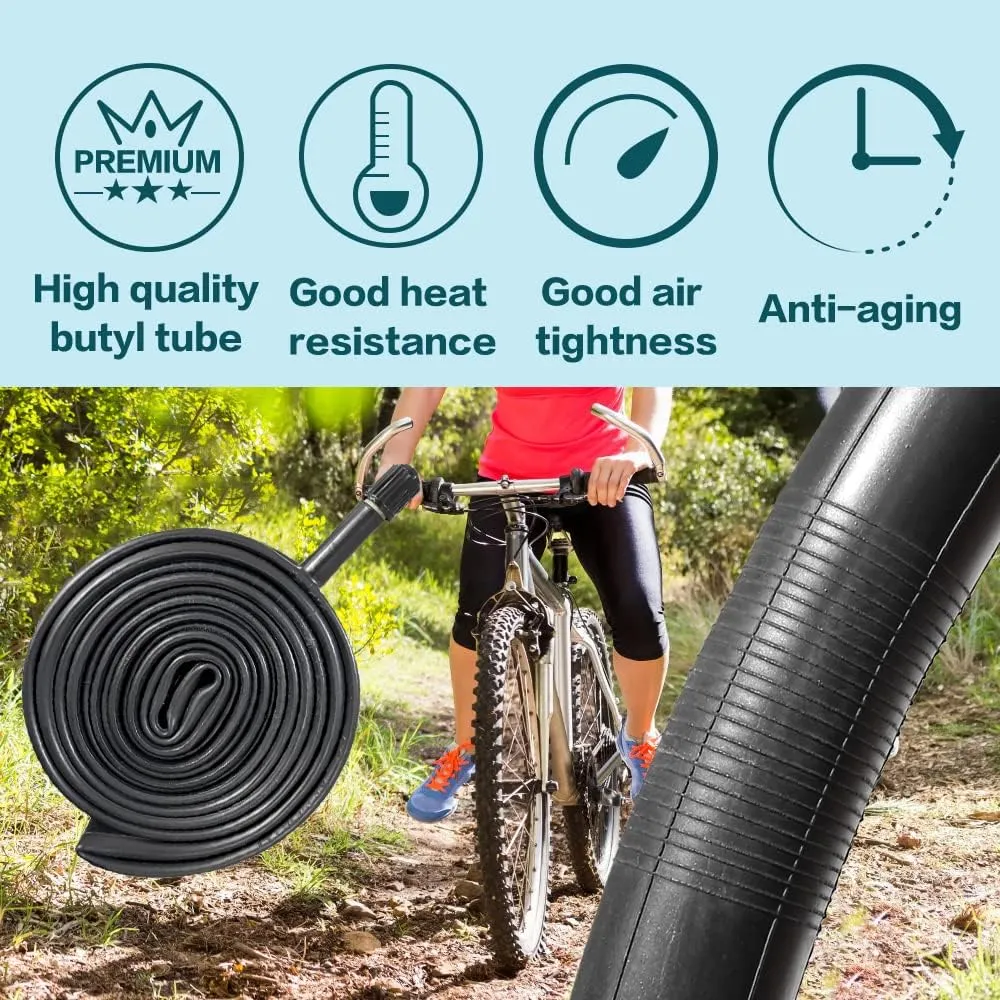 2 Pack 24" / 26"x 2.125" Bike Tire Folding Mountain Bike Replacement Bicycle Tire