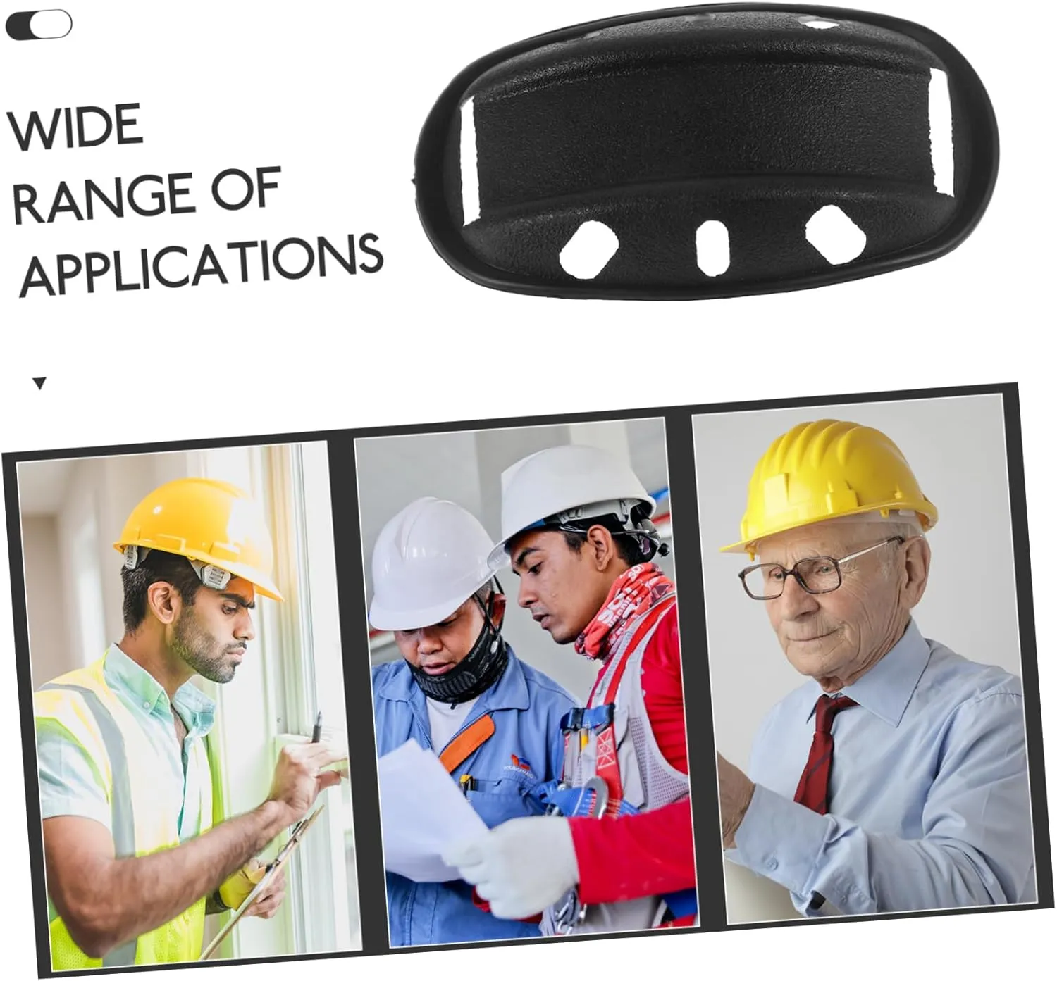 3sets Construction Hat Accessories Hard Hat Accessories Chin Pad 20pcs*3