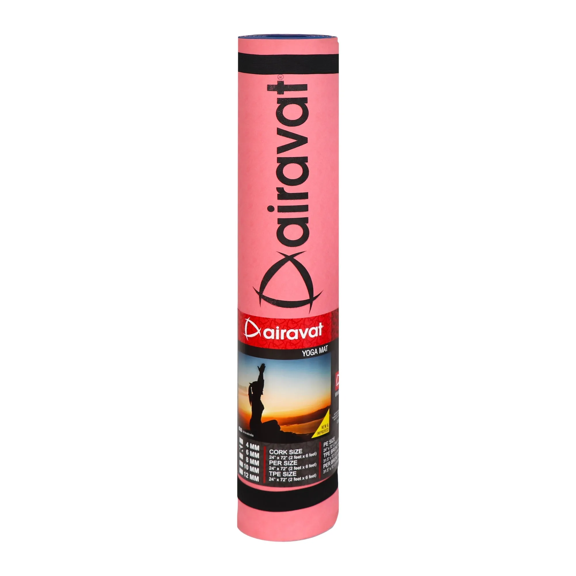 Airavat 6MM 2 Tone TPE  Yoga Mat