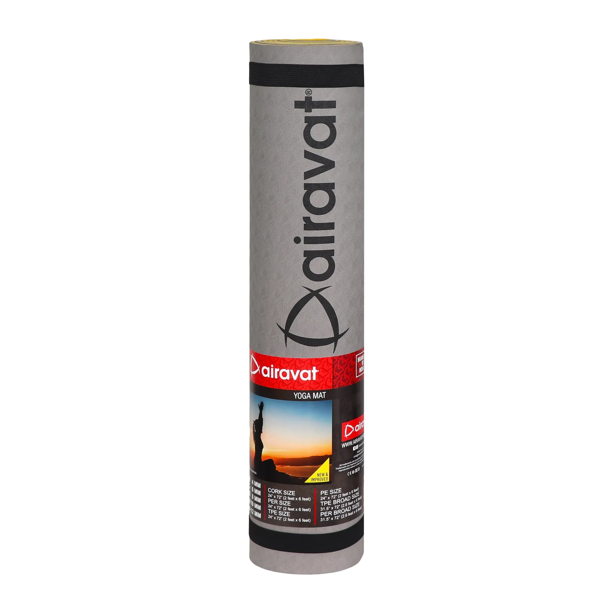 Airavat 6MM 2 Tone TPE  Yoga Mat