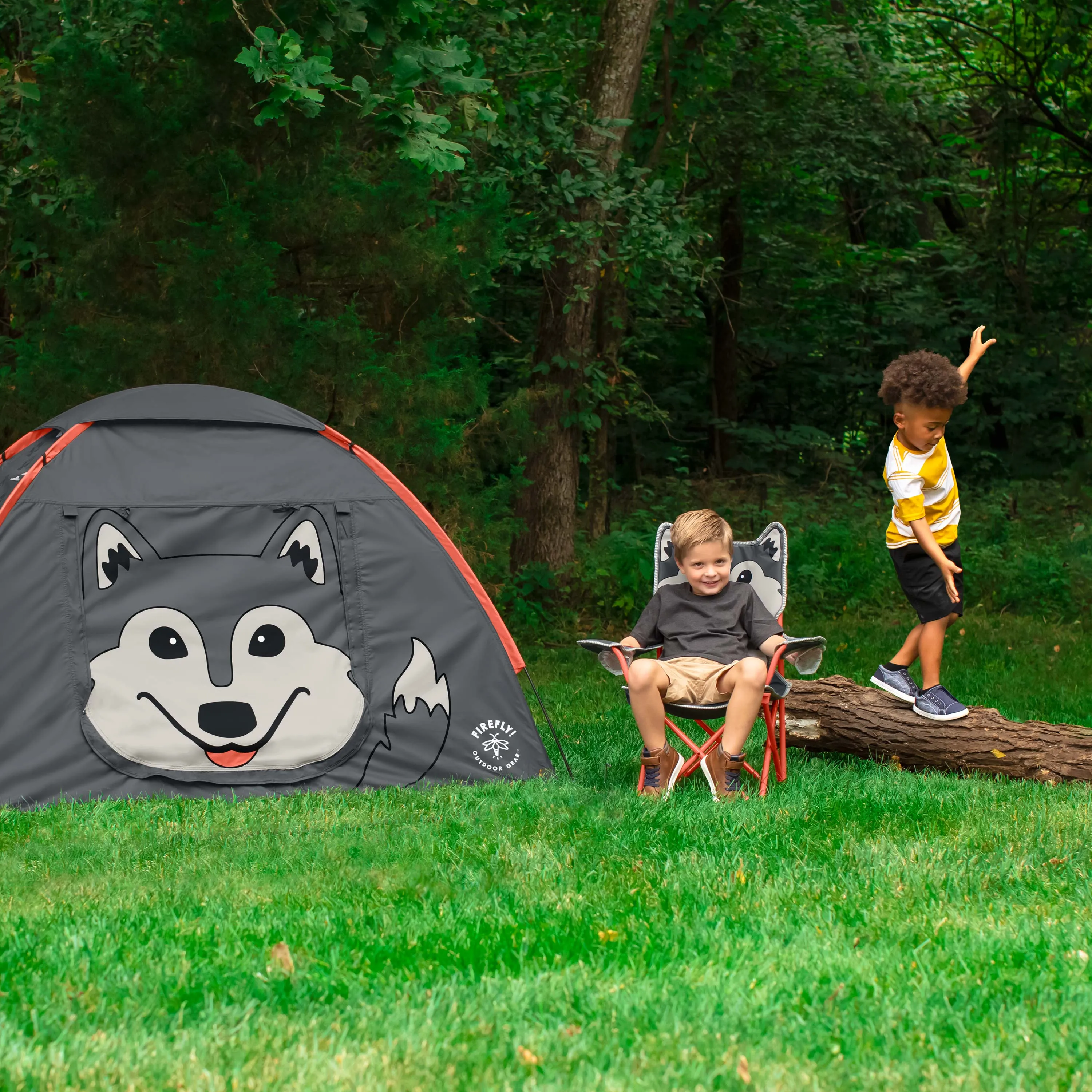 Aspen the Wolf Kids' Camping Tent