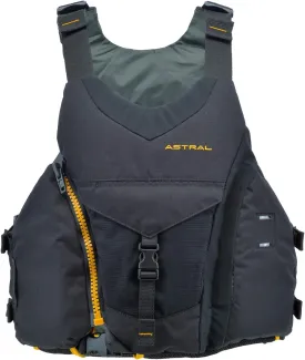 Astral Ringo Life Jacket PFD for Whitewater, Sea, Tour, and Stand Up Paddle Boarding, Basalt Black, Medium/Large