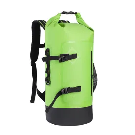 Backpack 35L Storage Waterproof Drifting Supplies Camping Dry Wet Separation Outdoor Waterproof Rucksack