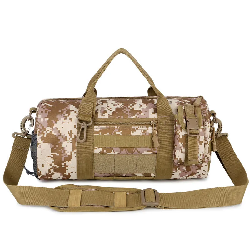Backpack Cylinder Taekwondo  Camouflage Gymnastic Valise Multifunctional Portable Fitness Bag