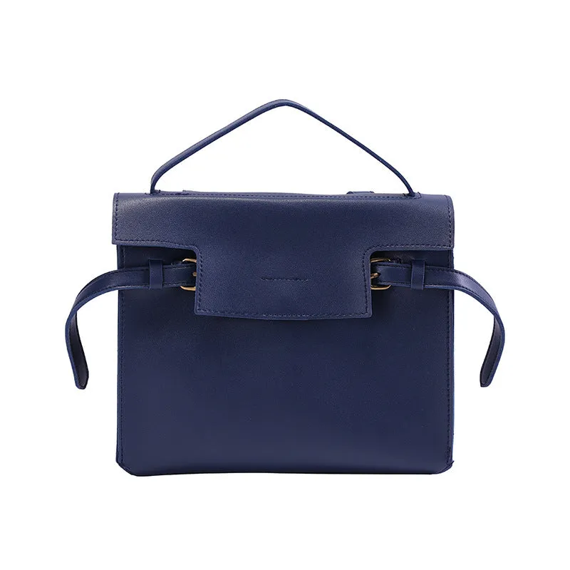 Backpack Retro PU Leather Backpack Solid Color Youth Men and Women Casual Shoulder Bag