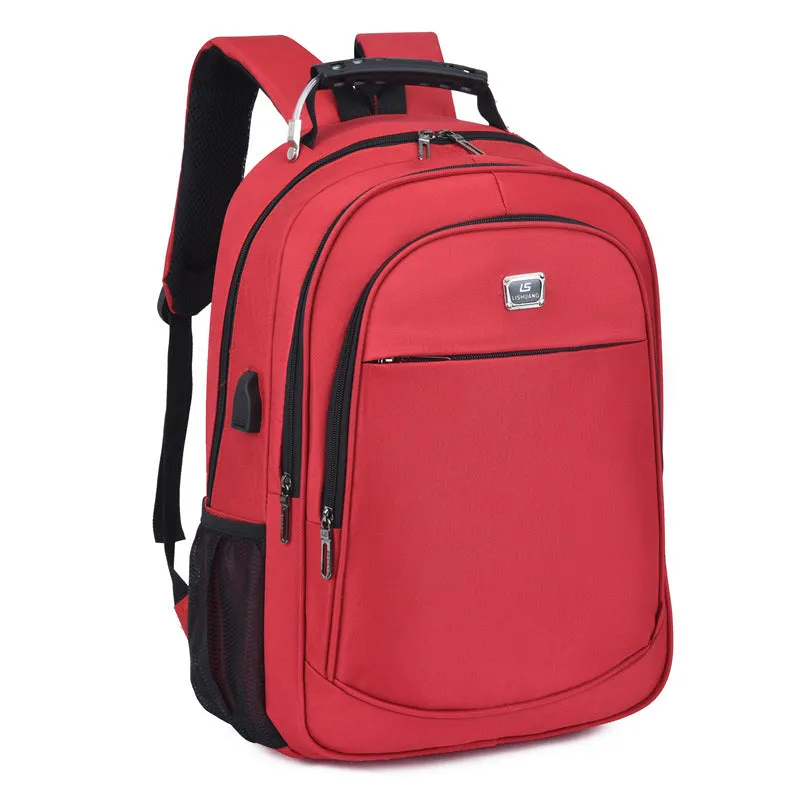 Backpack USB Outdoor Casual Travel Laptop Bag Oxford Cloth Backpack