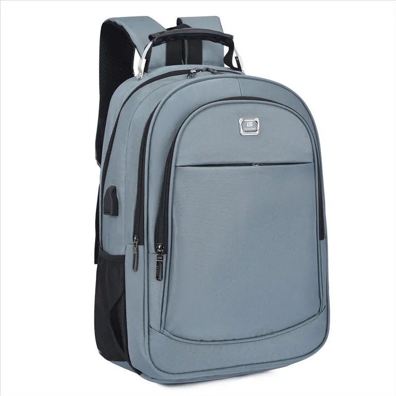 Backpack USB Outdoor Casual Travel Laptop Bag Oxford Cloth Backpack
