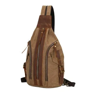 Backpack Vintage Canvas   Multi-Functional  Men shoulder bag