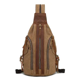 Backpack Vintage Canvas   Multi-Functional  Men shoulder bag