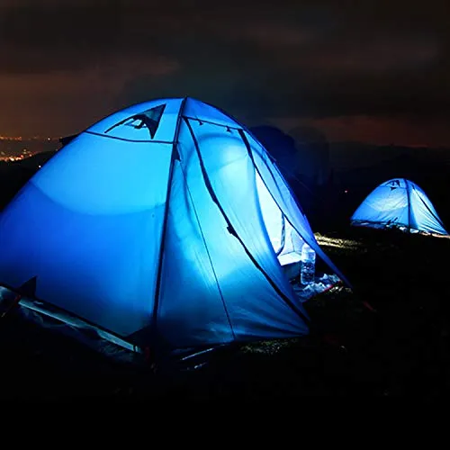 BISINNA 2/4 Person Camping Tent Lightweight Backpacking Tent Waterproof Windproof Two Doors Easy Setup Double Layer Outdoor Tents for Family Camping Hunting Hiking Mountaineering Travel