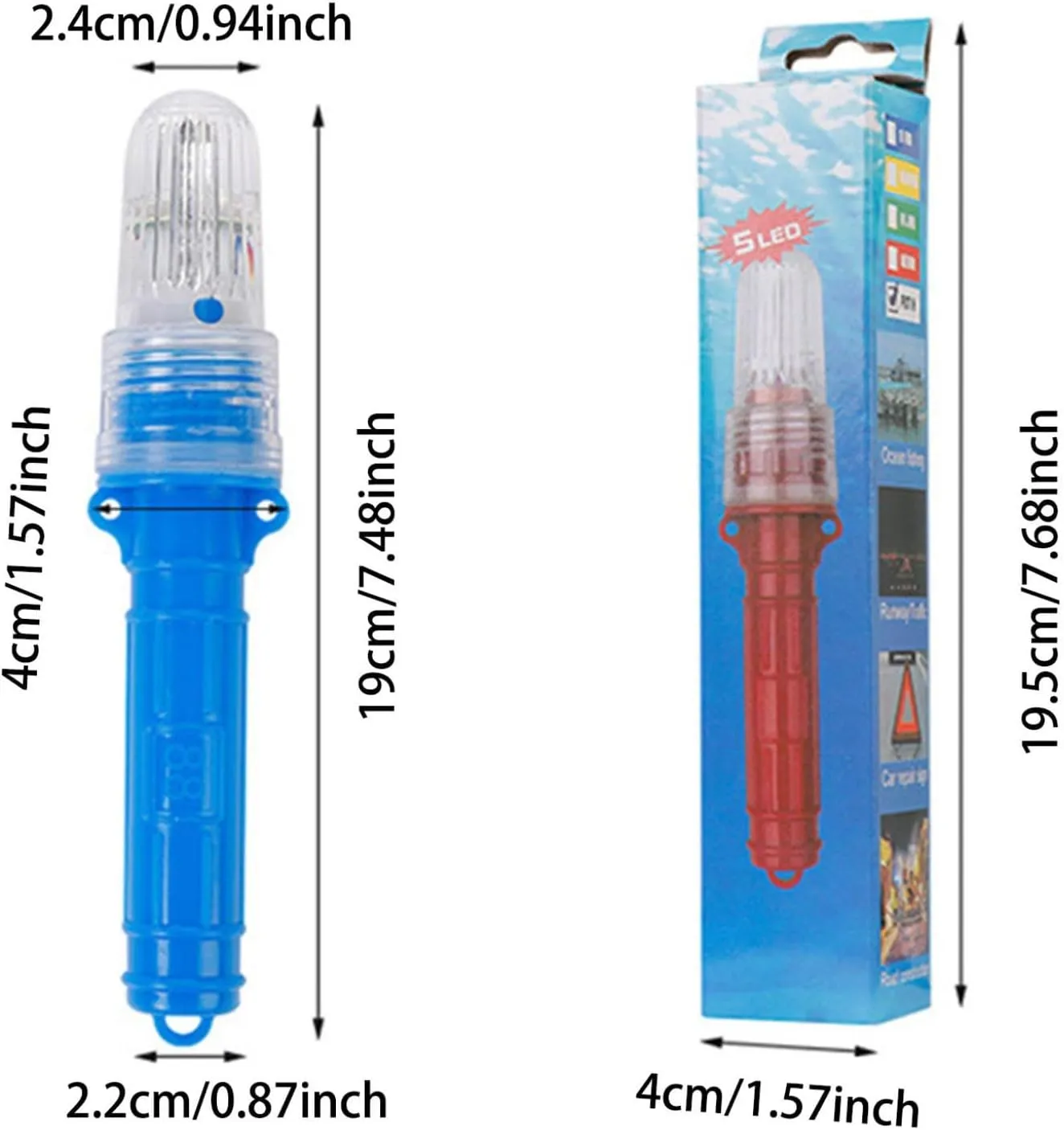 Boat Flares  Boat Flares Coast Guard Approved Marine | Waterproof Emergency Signals for Fishing Nets, Buoys & Boats (Red)