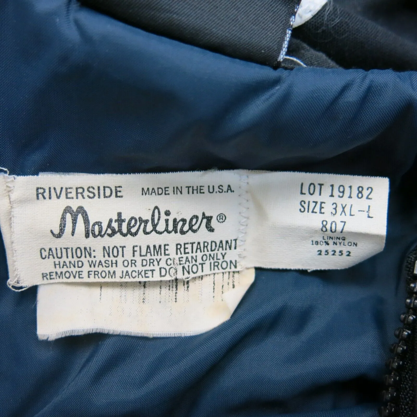 Budweiser Mens Thinsulate Windbreaker Jacket Full Zip Master Liner Black SZ 3XL