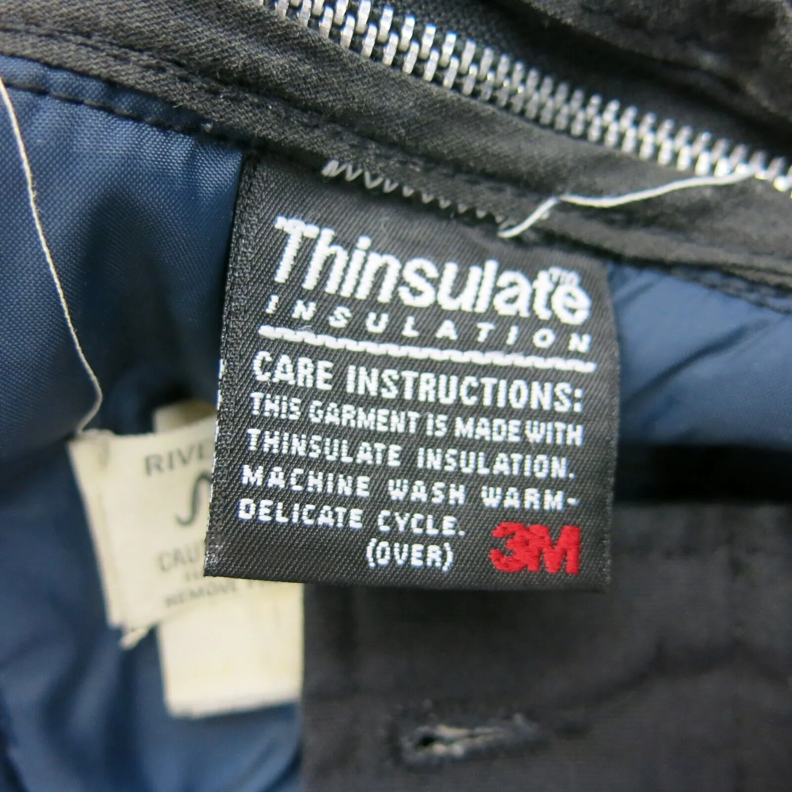 Budweiser Mens Thinsulate Windbreaker Jacket Full Zip Master Liner Black SZ 3XL