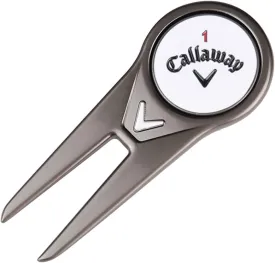 Callaway Golf Unisex 2023 Double Prong Removable Marker Course Divot Tool