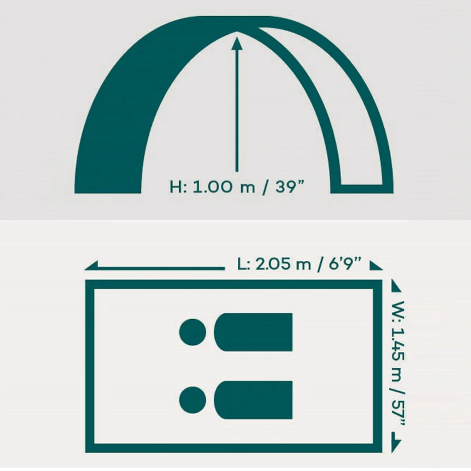 Camping Tent (for 2 People)