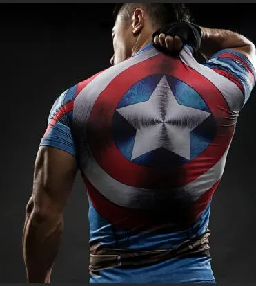Captain America Compression Top