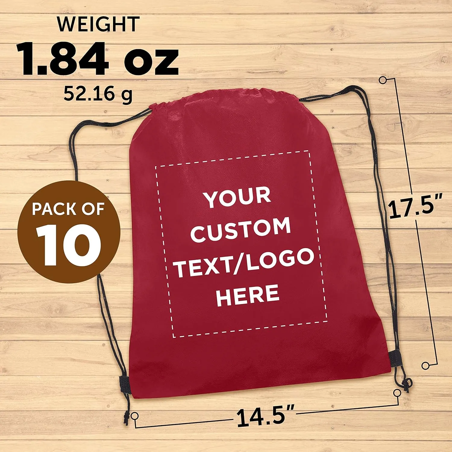 DISCOUNT PROMOS Drawstring Backpacks