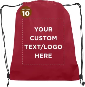 DISCOUNT PROMOS Drawstring Backpacks