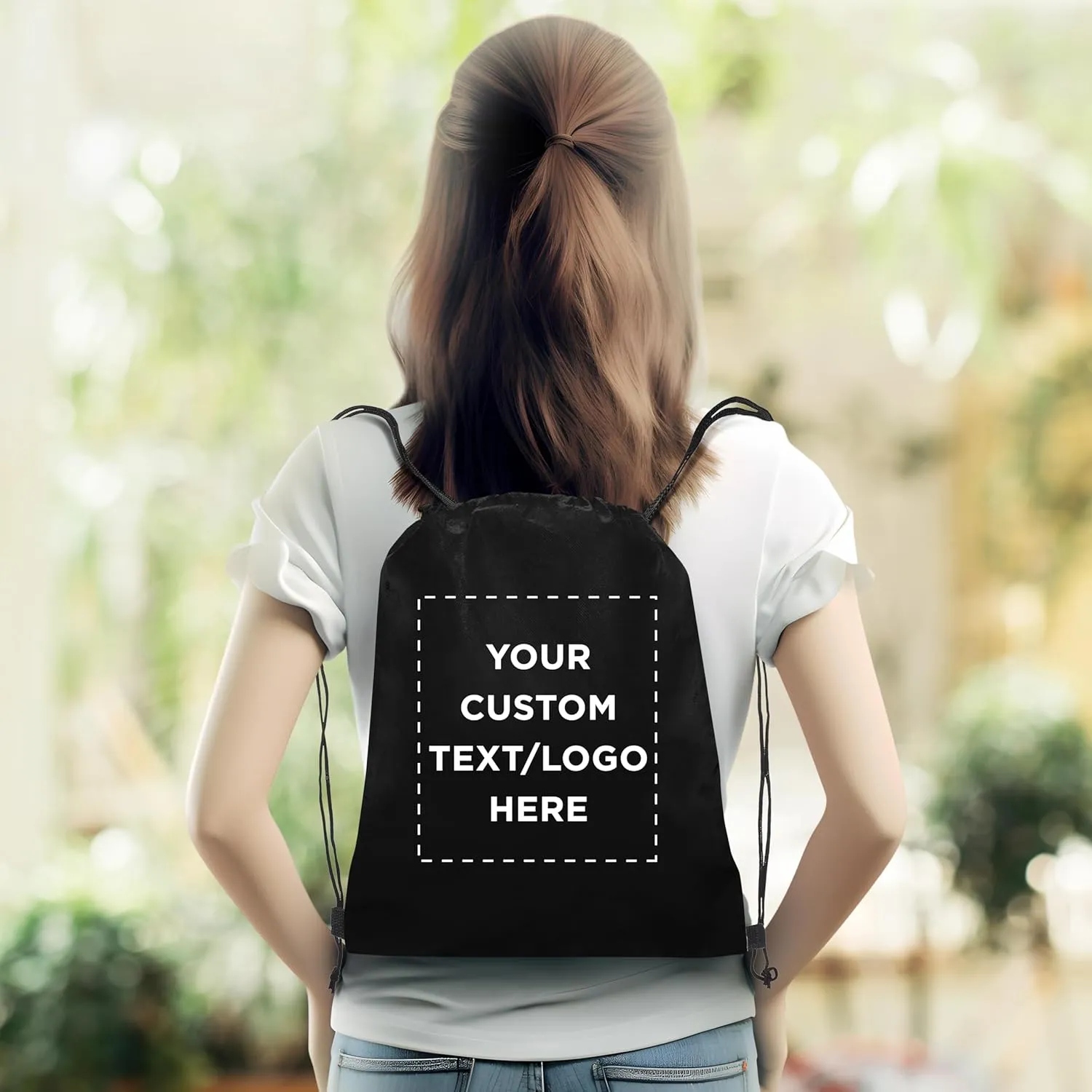 DISCOUNT PROMOS Drawstring Backpacks