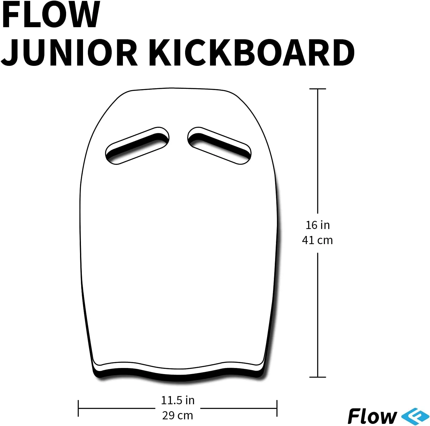 Flow Swimming Kickboard - Youth Swim Training Kick Board for Kids