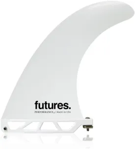 Futures Fins Performance Longboard Surfboard Fin 8" White Thermotech