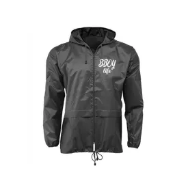 HIPHOP73 B-boy Life Windbreaker Jacket Black