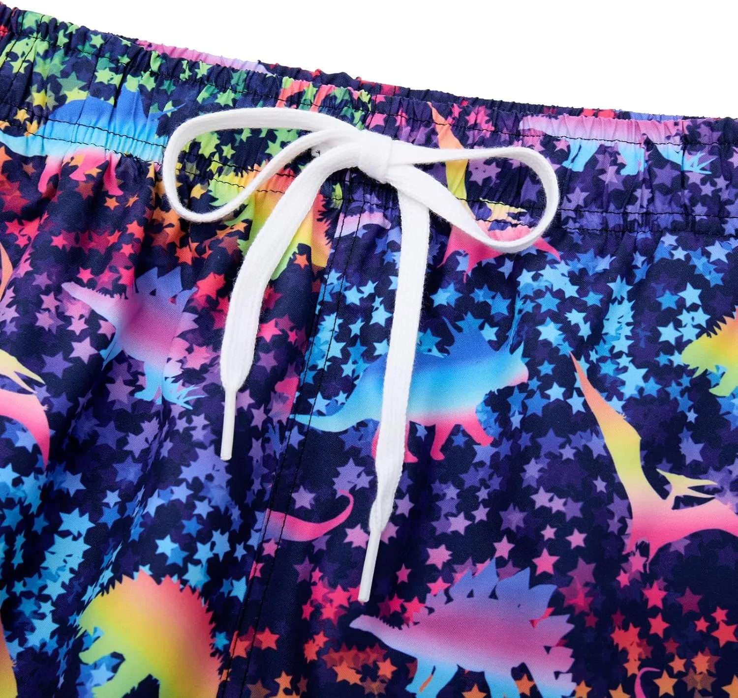 Idgreatim Women Summer Beach Boardshorts Quick Dry Swimwear Bottom Novelty Workout Pants with Drawstring
