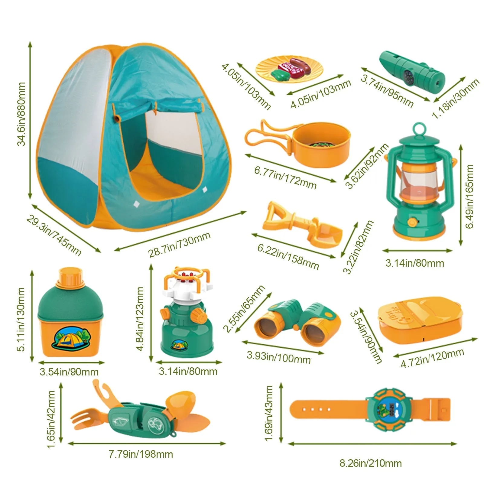 Kids Camping Tent Set
