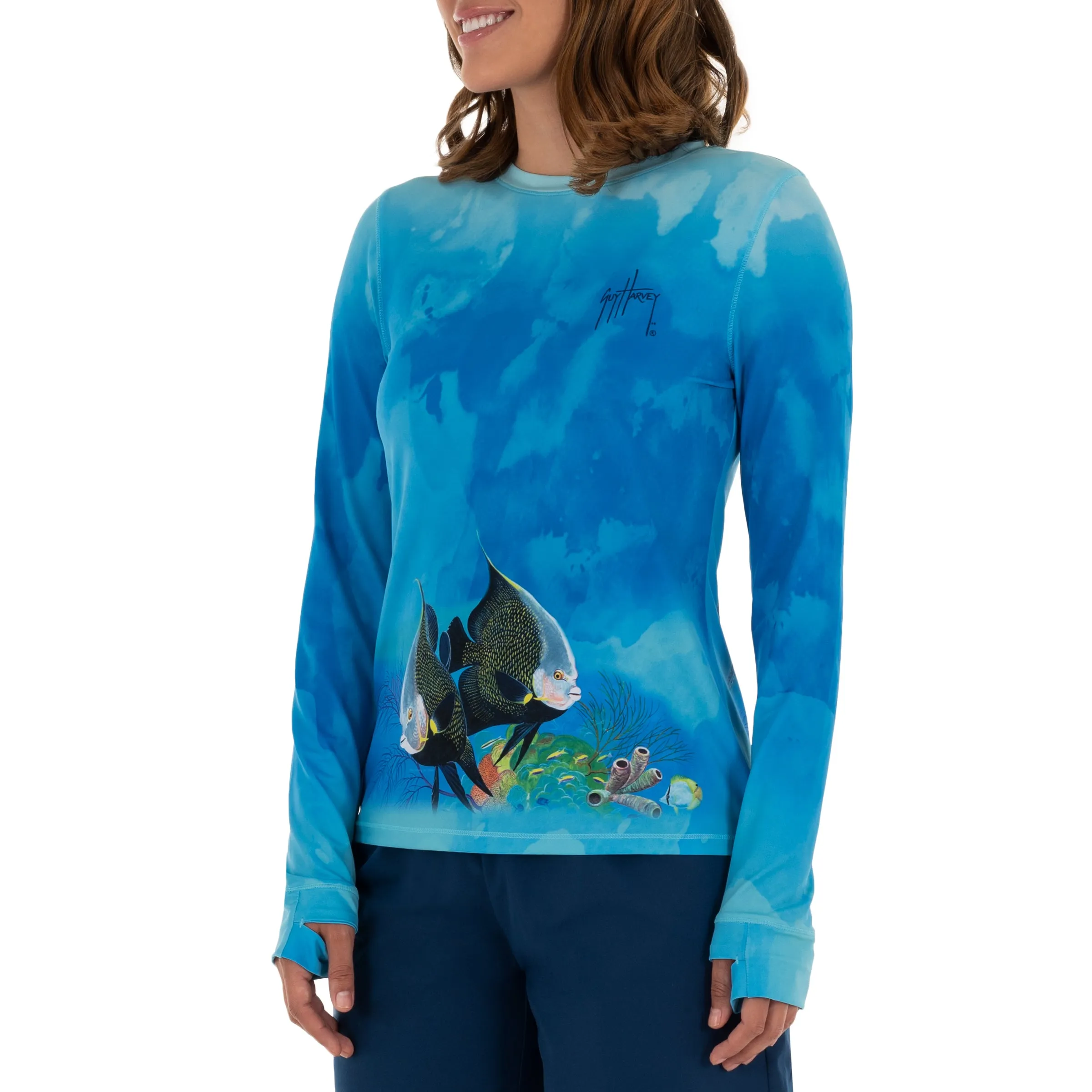 Ladies Long Sleeve Sun Protection Top
