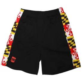 Maryland Flag (Black) / *Youth* Running Shorts (Boys)