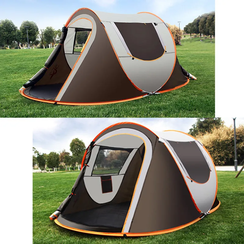 Medium Capacity 3 to 4 Persons Automatic Pop Up Camping Tent