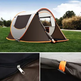 Medium Capacity 3 to 4 Persons Automatic Pop Up Camping Tent
