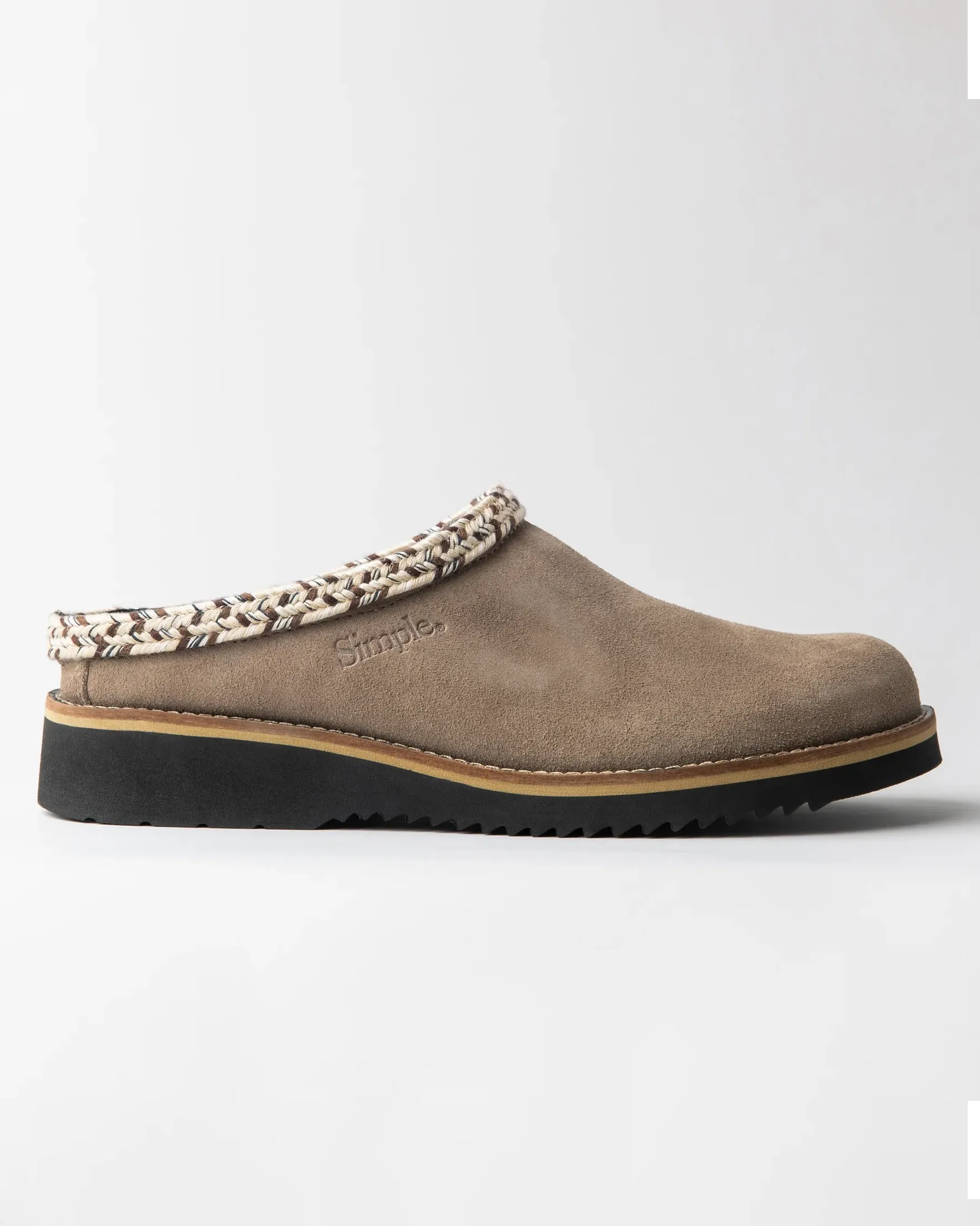 Original Suede Clogs in Taupe