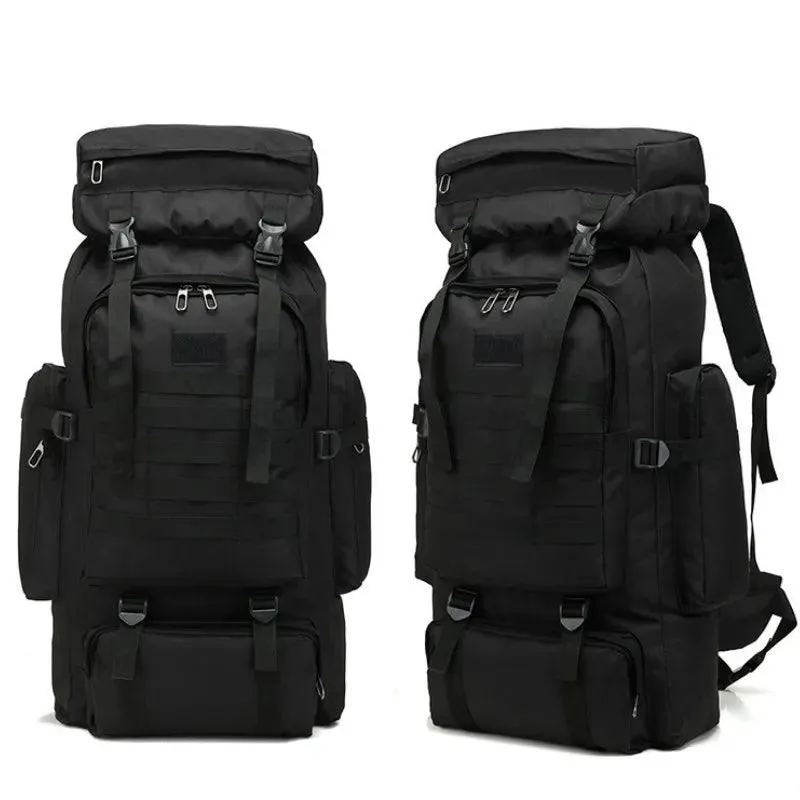 Outdoor 80L Camouflage Backpack – Heavy-Duty Mountaineering & Hiking Rucksack
