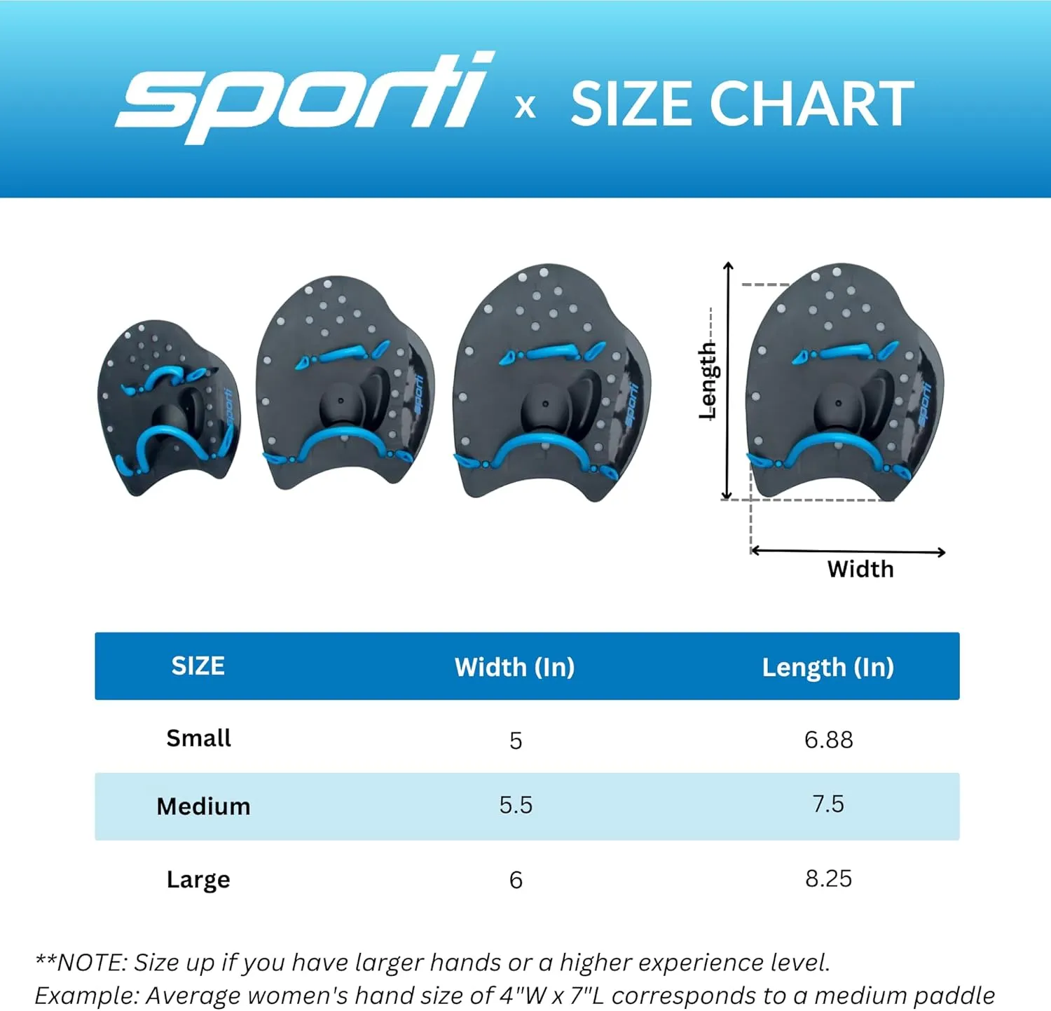 Power Swim Paddles for Lap Swimming - Adjustable Straps - Lap Swimming Gears - Hand Paddles for Adults & Kids