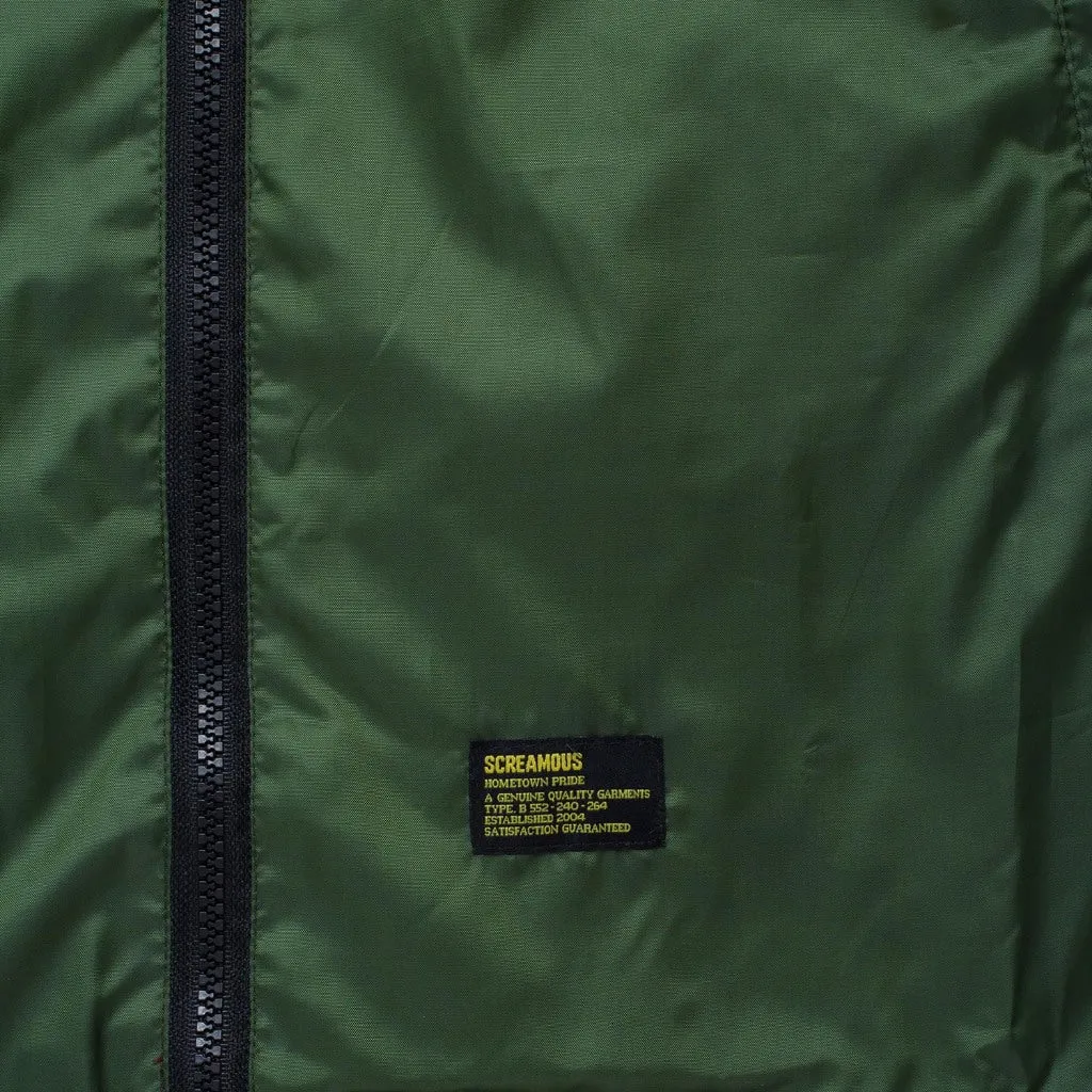 Reversible Jacket ARILE GREEN - MAROON