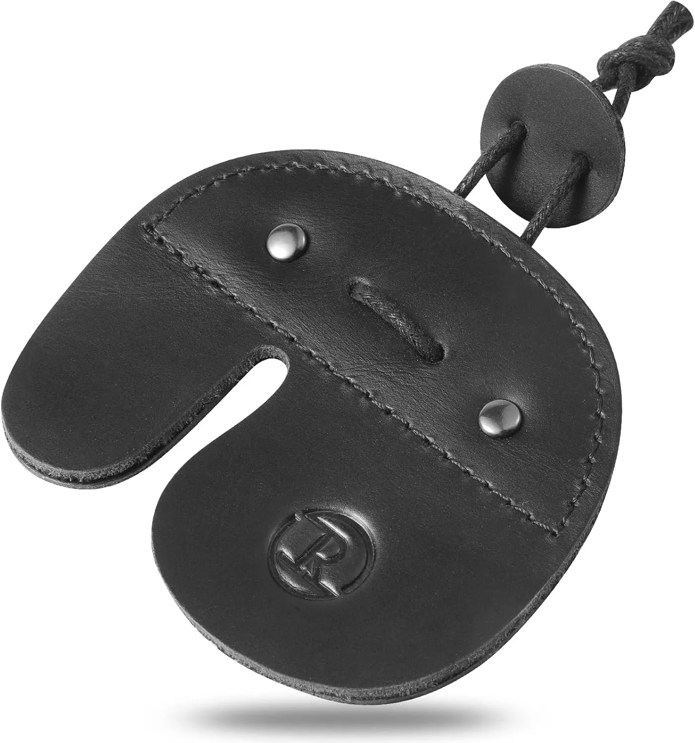 Ringsun Leather Archery Finger Tabs,Handmade Archery Finger Guard for Shooting Practice Gear, Recurve Bow Fingers Tab