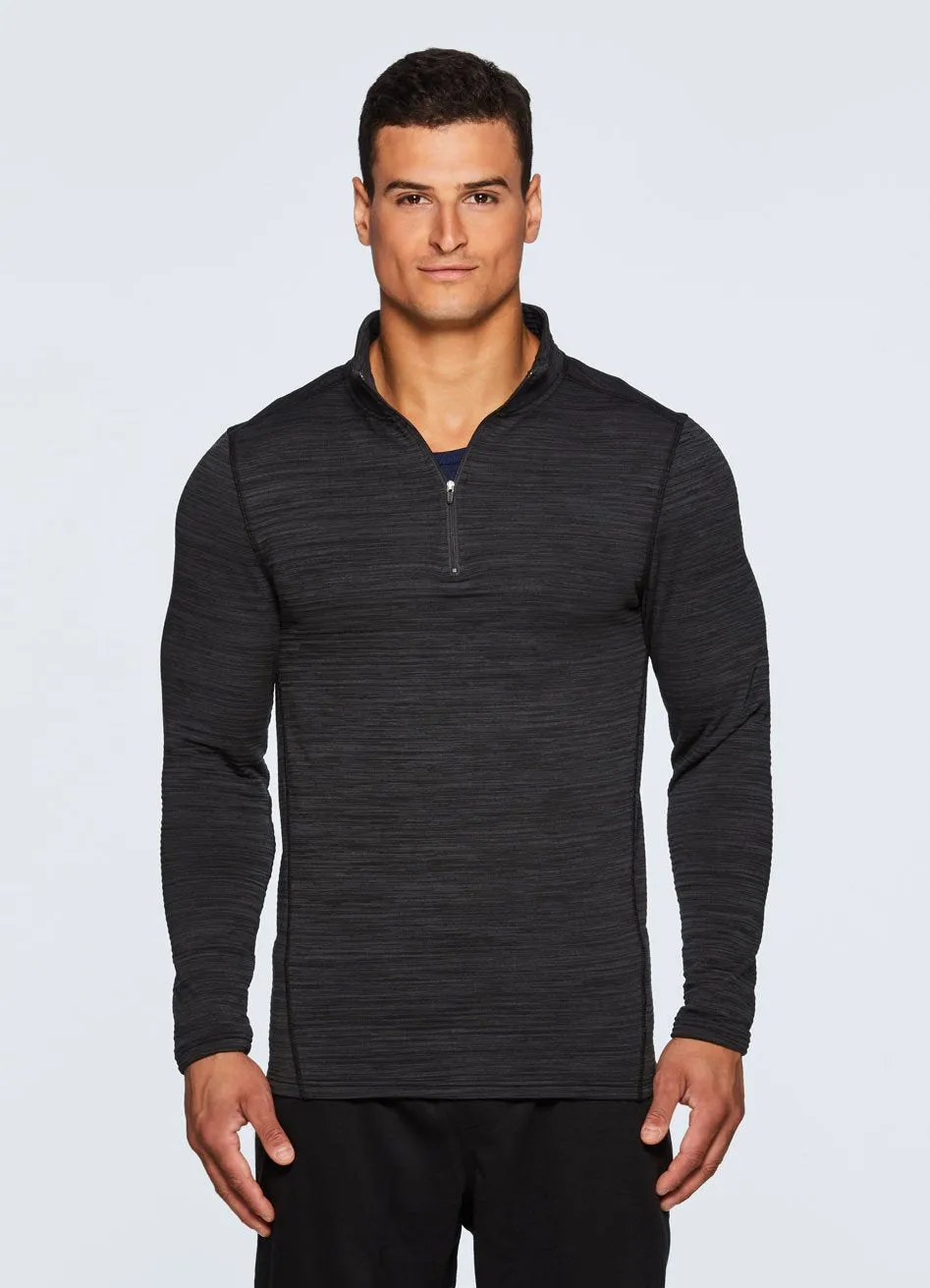 Stratus Fleece Lined 1/4 Zip Compression Shirt