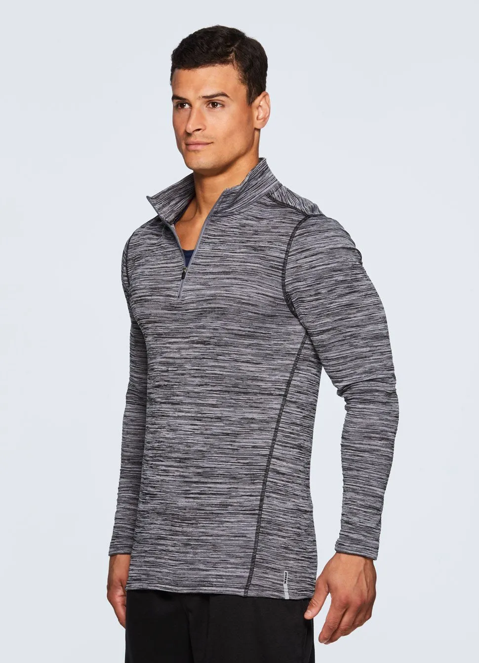 Stratus Fleece Lined 1/4 Zip Compression Shirt