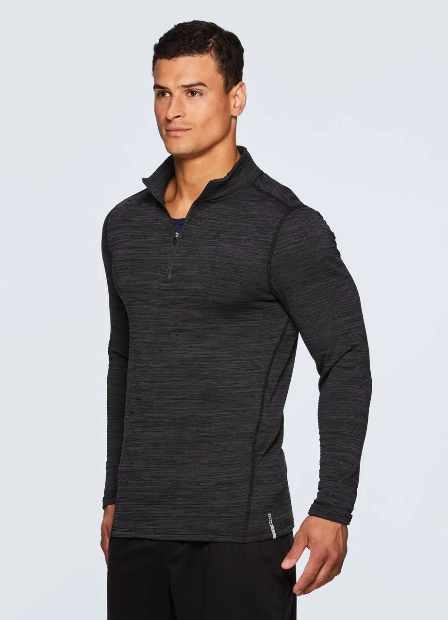 Stratus Fleece Lined 1/4 Zip Compression Shirt
