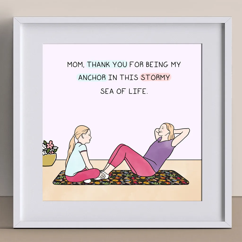 Thanks Mom Doodle Card