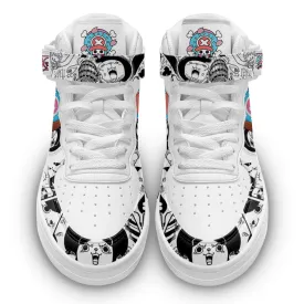 Tony Tony Chopper Sneakers Air Mid OP Custom Anime Shoes Mix Manga