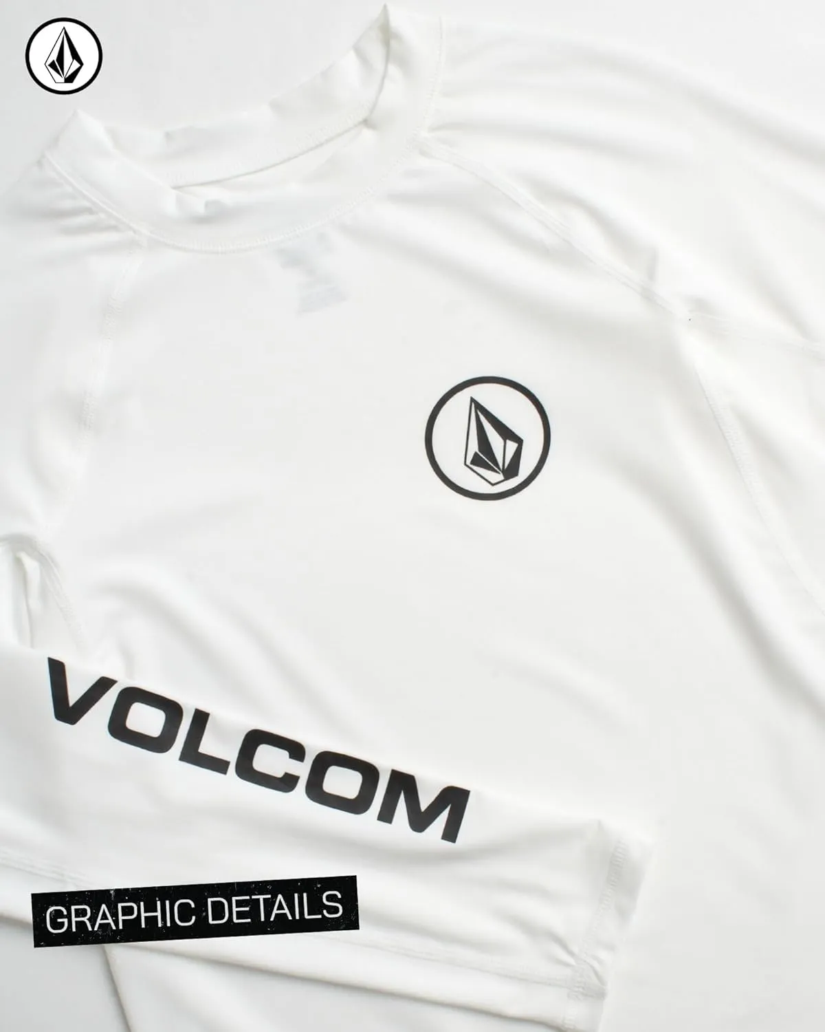 Volcom Boys Swim Shirt - UPF 50  Long Sleeve Rash Guard for Boys - Quick Dry Kids Swimwear Sun Protection Swim Shirts